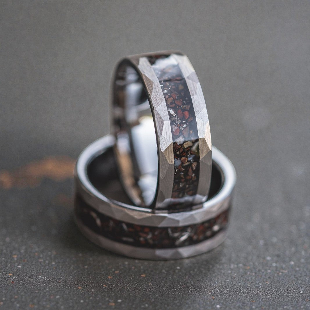 Anel em Aço de Tungsténio