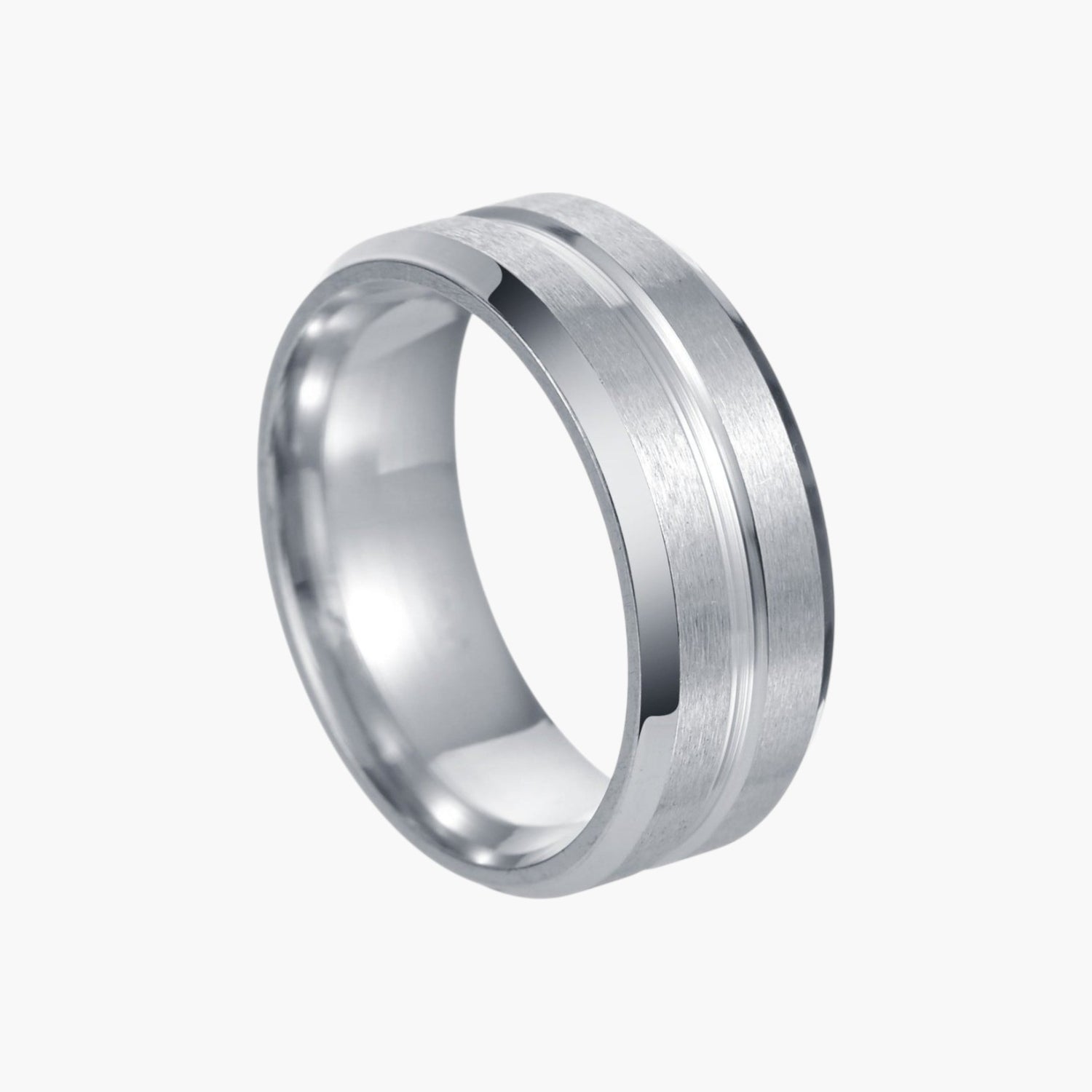 Anel em Aço Titânio