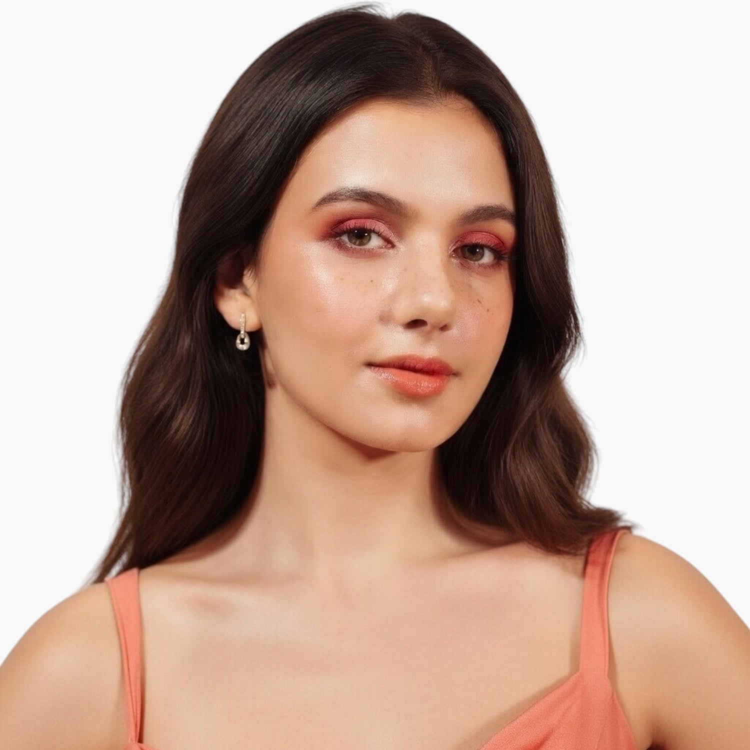 Brincos Gota com Moissanite em Prata 925