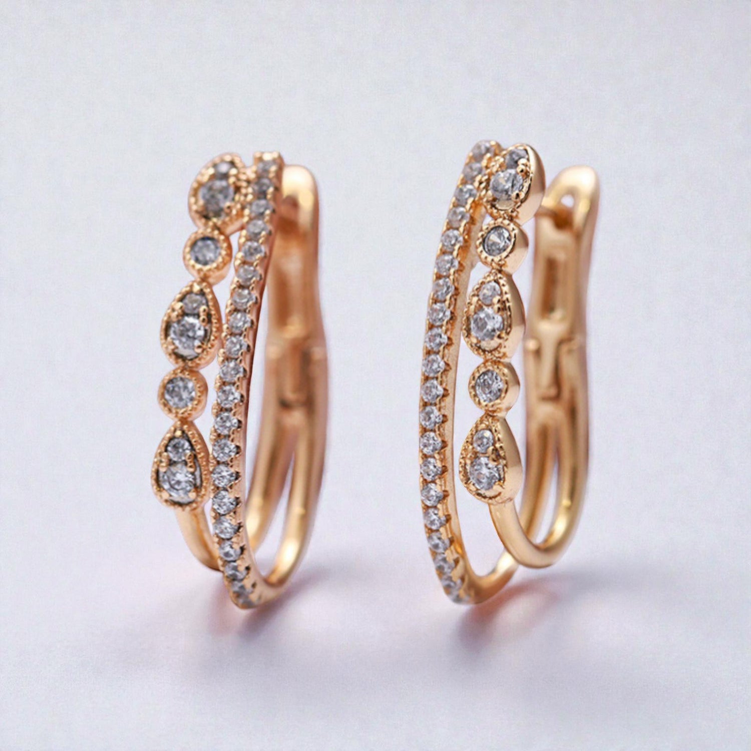 Brincos Argola Retro Elegance