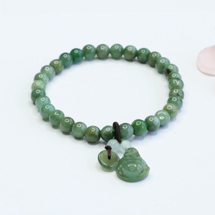 Pulseira Jade Tradicional Budista