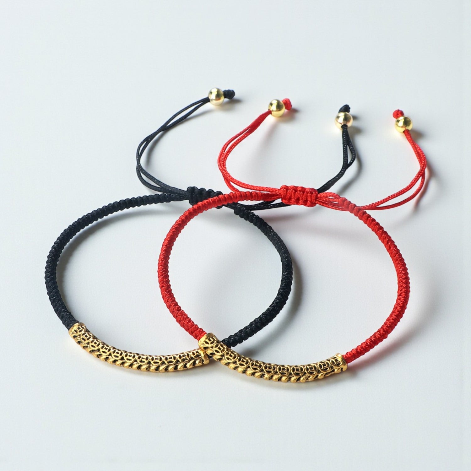 Pulseira Trançada Artesanal Ajustável