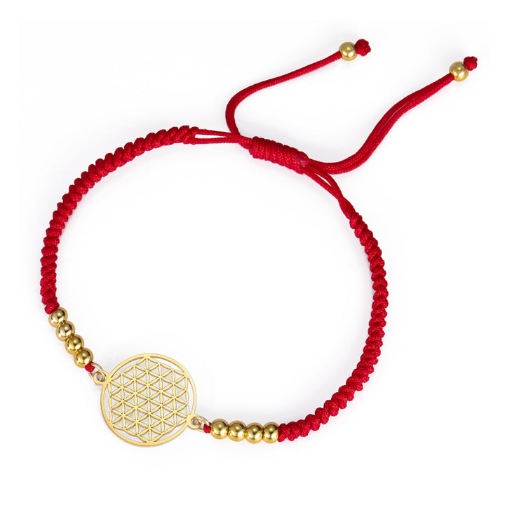 Pulseira em Corda e Aço Inoxidável