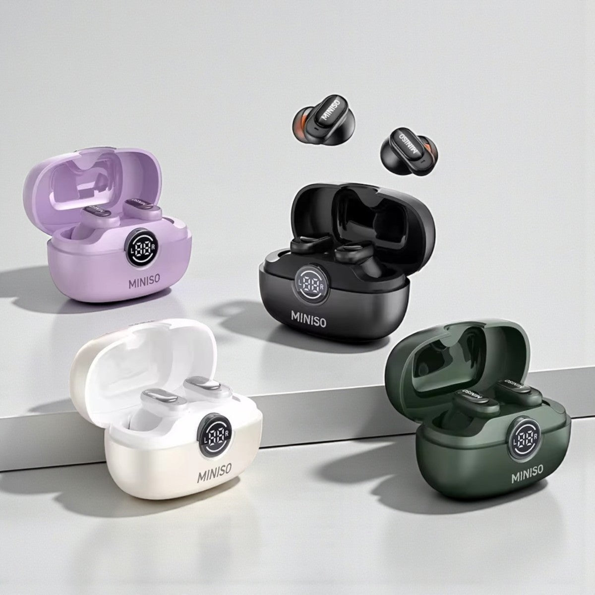 Auriculares Bluetooth com Tradução AI e Cancelamento de Ruído