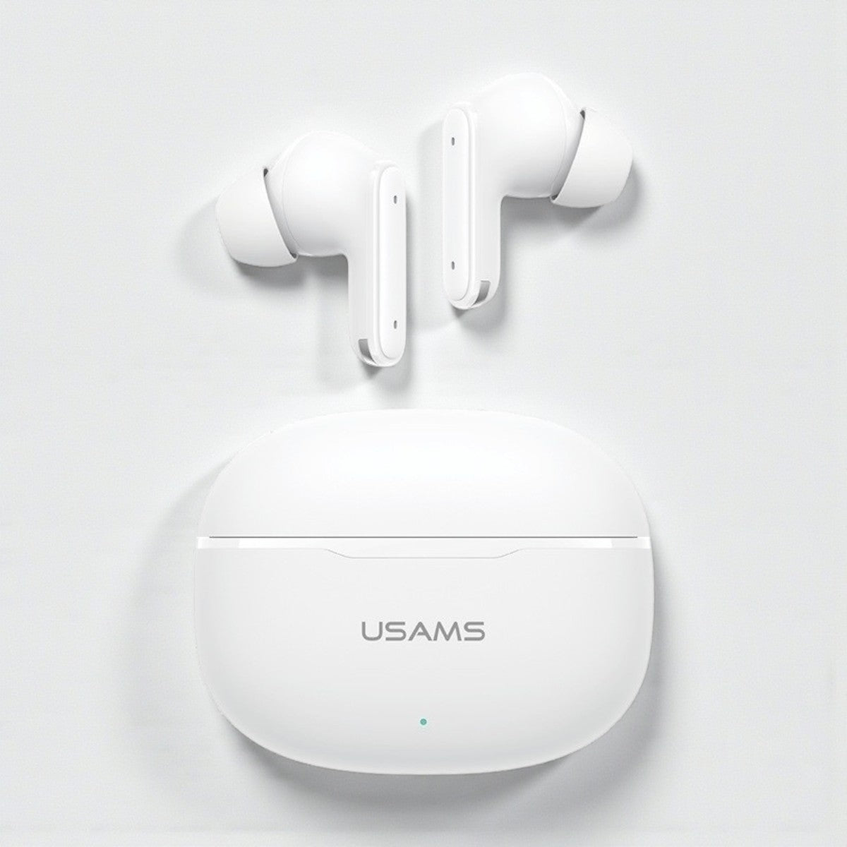 Auriculares Bluetooth TWS USAMS EO5 Semi-In-Ear com Estojo Compacto e Autonomia Prolongada