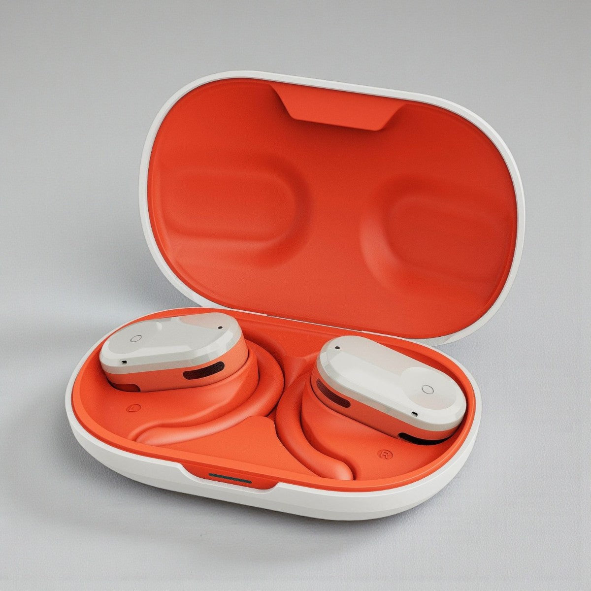 Auriculares Open-Ear Bluetooth com Condução por Ar, Baixa Latência e Autonomia Prolongada