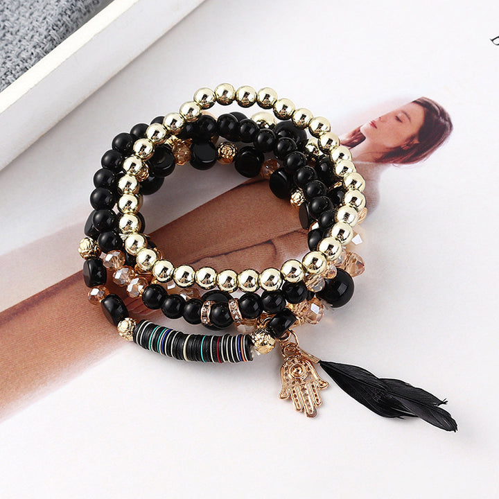 Conjunto de 4 Pulseiras Boêmia