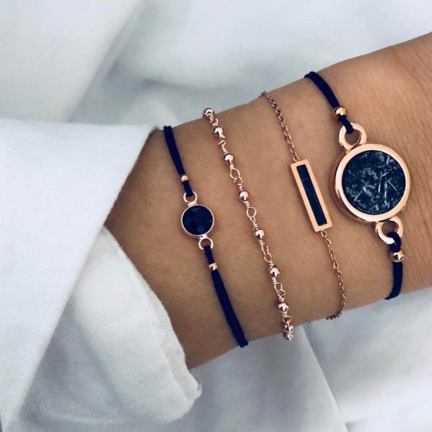 Conjunto de 4 Pulseiras Boêmia