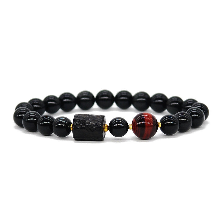 Pulseira em Pedra Natural Obsidiana