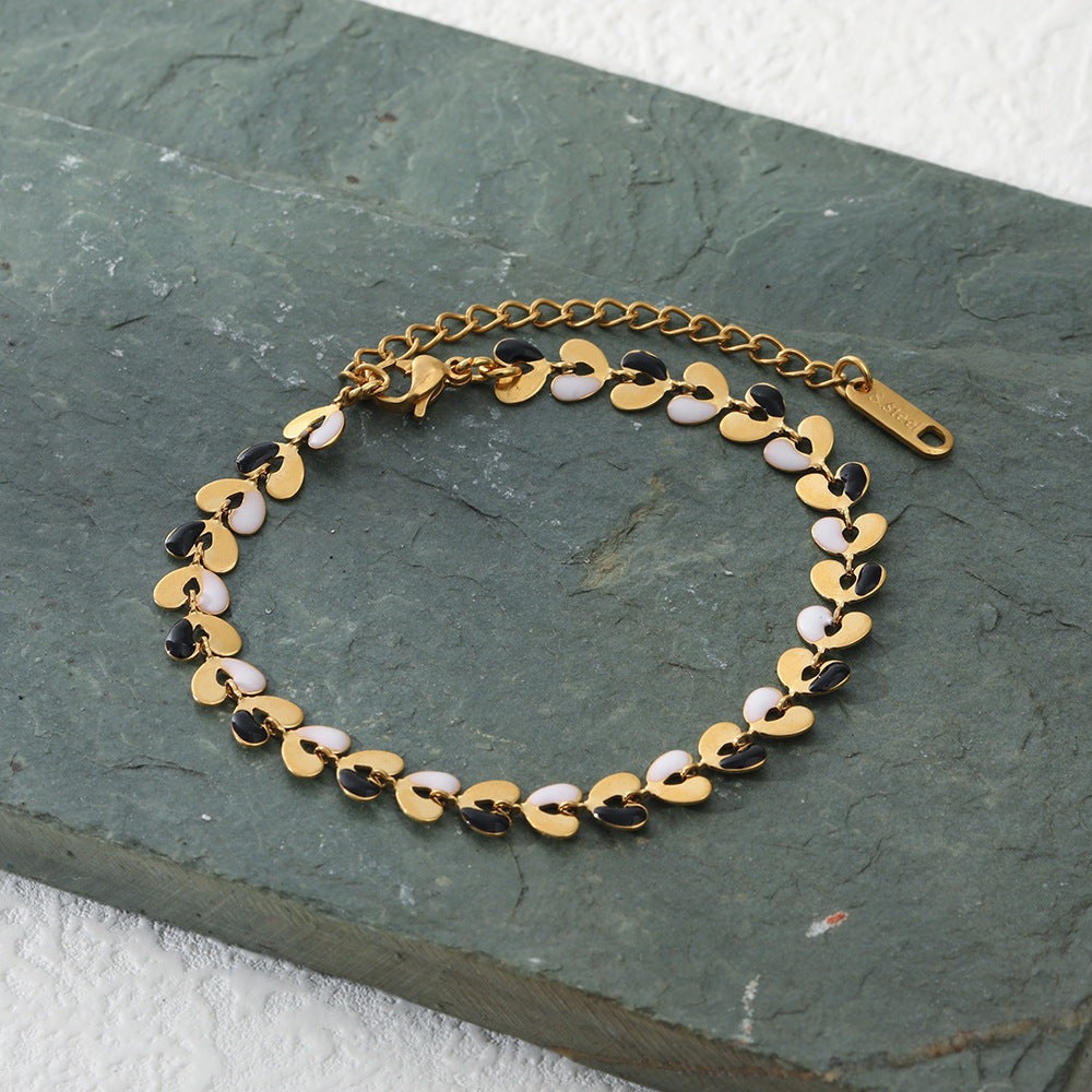 Pulseira Heart em Aço Inoxidável