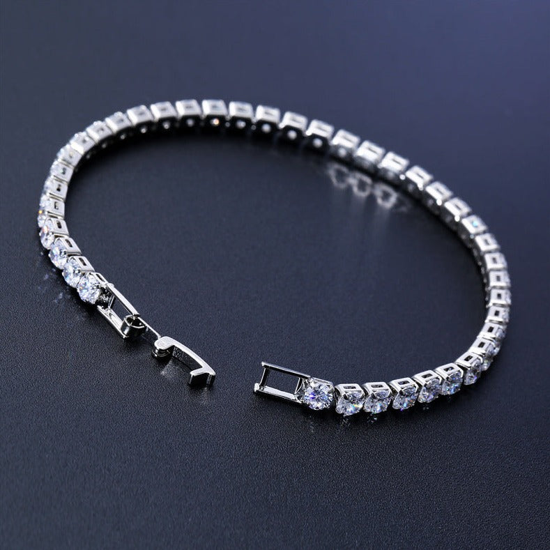 Pulseira com Zircônia Cúbica