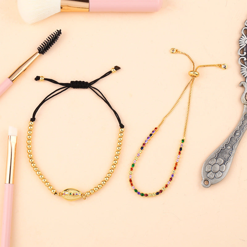 Pulseira Étnica com Zircão