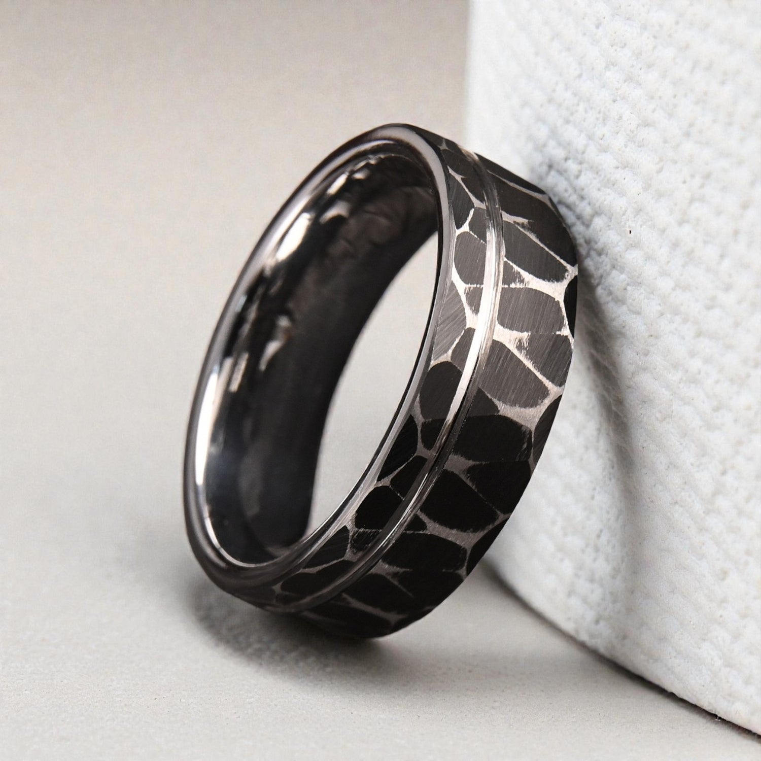 Anel em Aço de Tungsténio