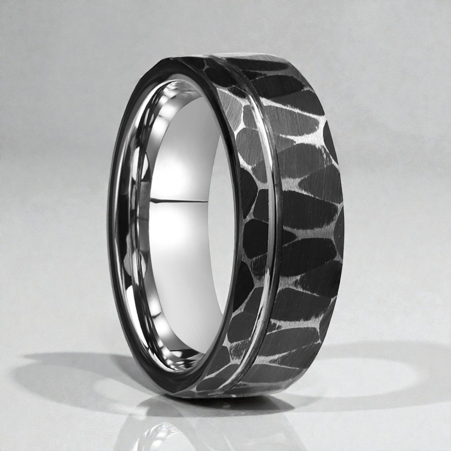 Anel em Aço de Tungsténio