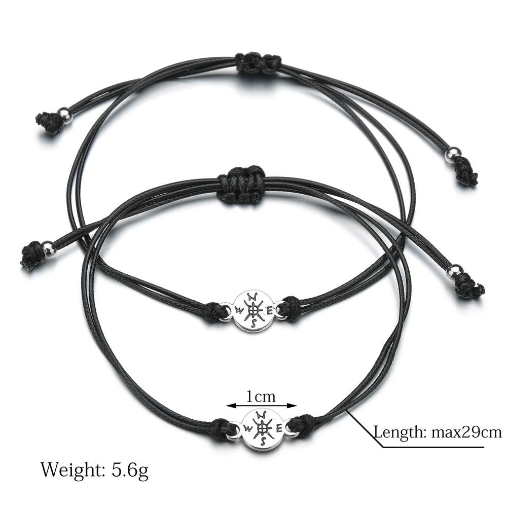 Conjunto de 2 Pulseiras Compass