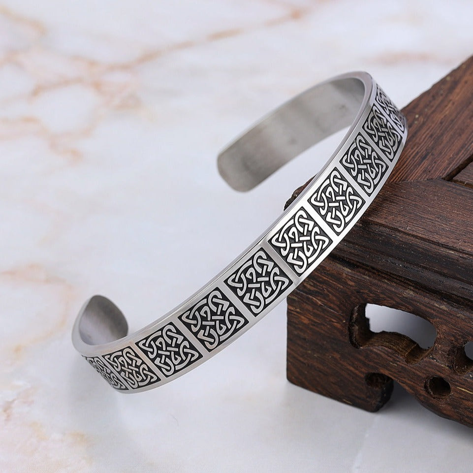 Pulseira Viking em Aço Inoxidável
