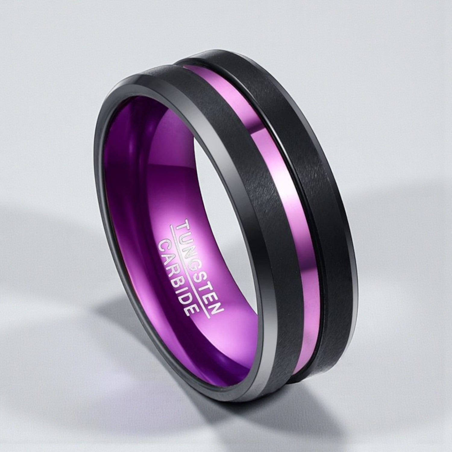 Anel em Aço de Tungsténio