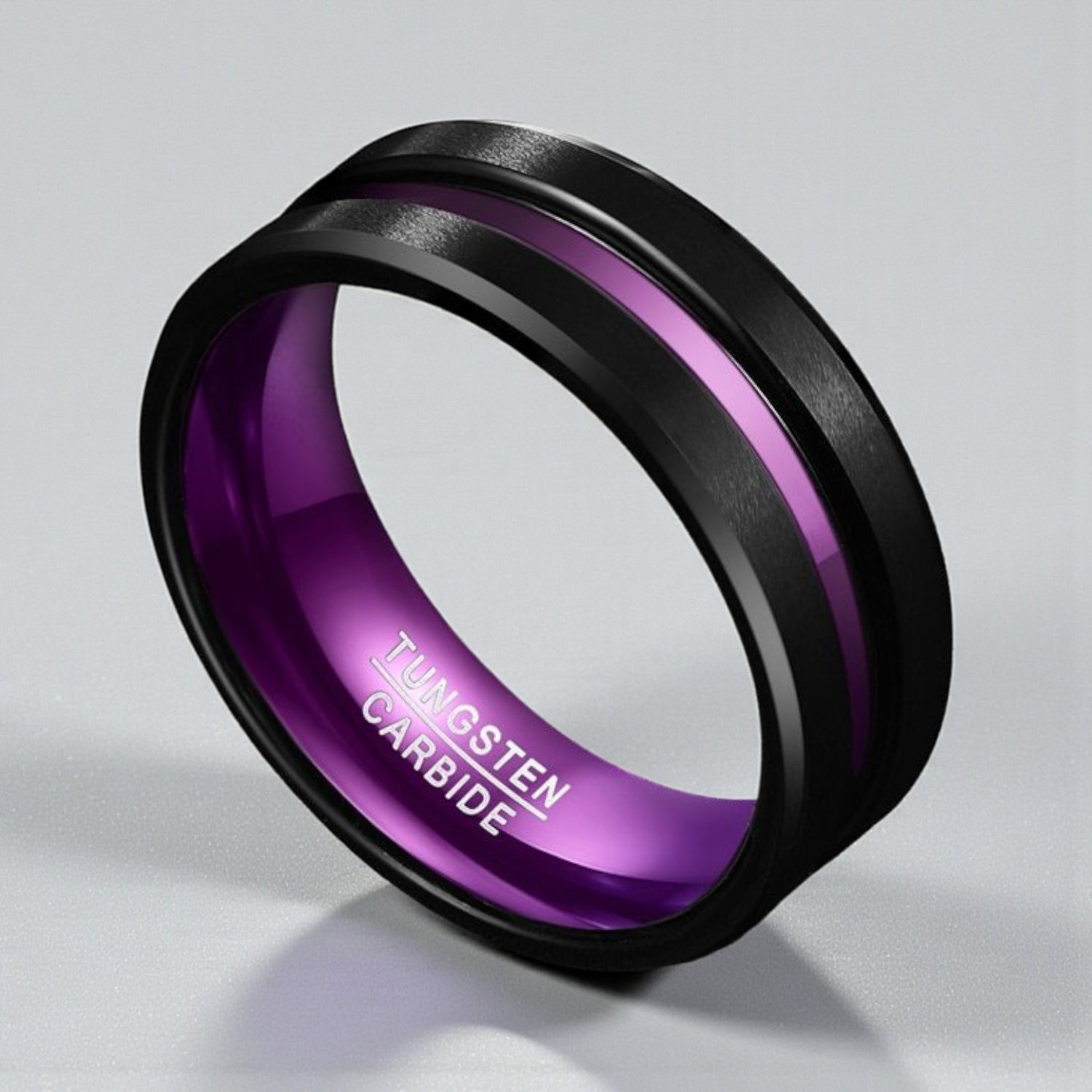 Anel em Aço de Tungsténio