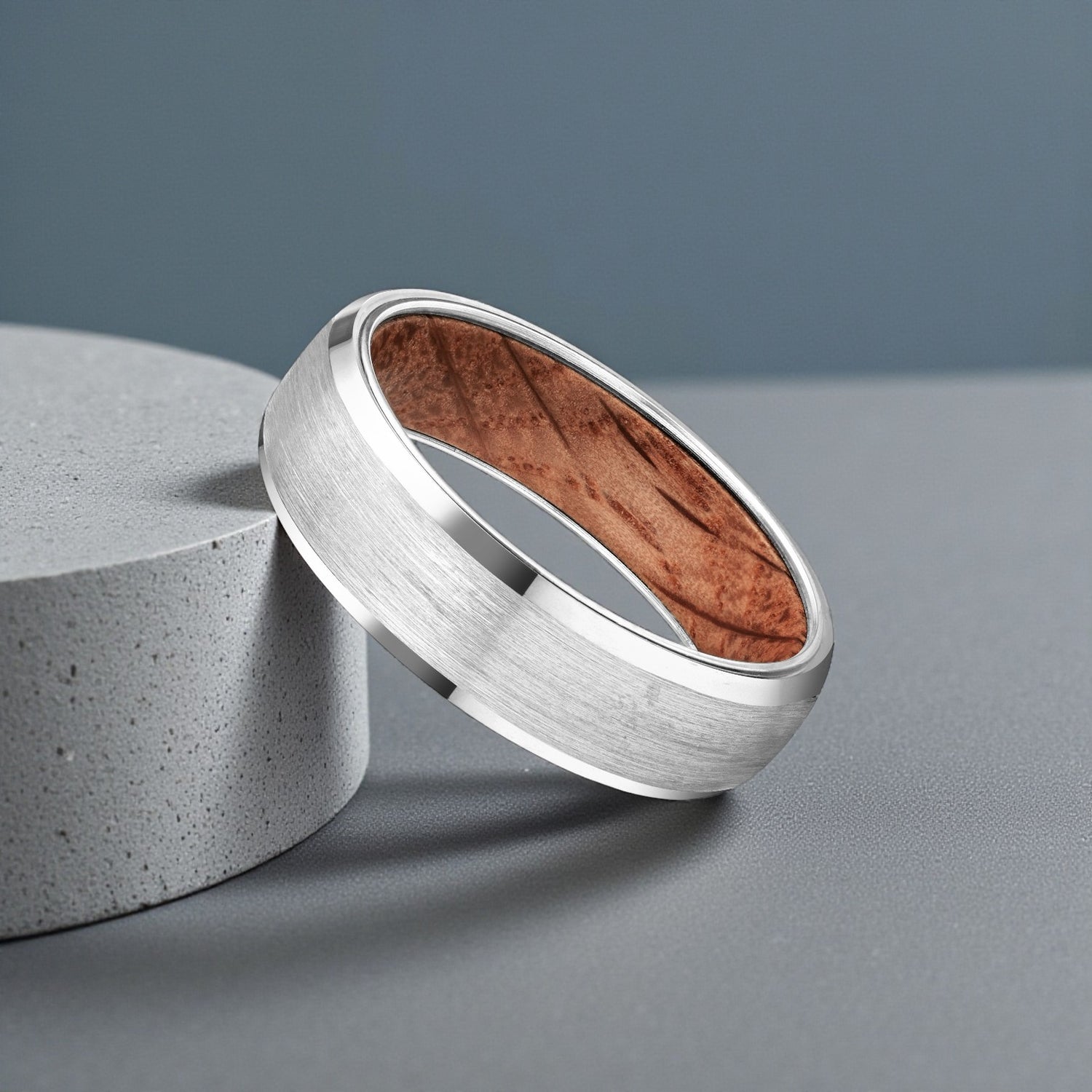 Anel em Aço de Tungsténio