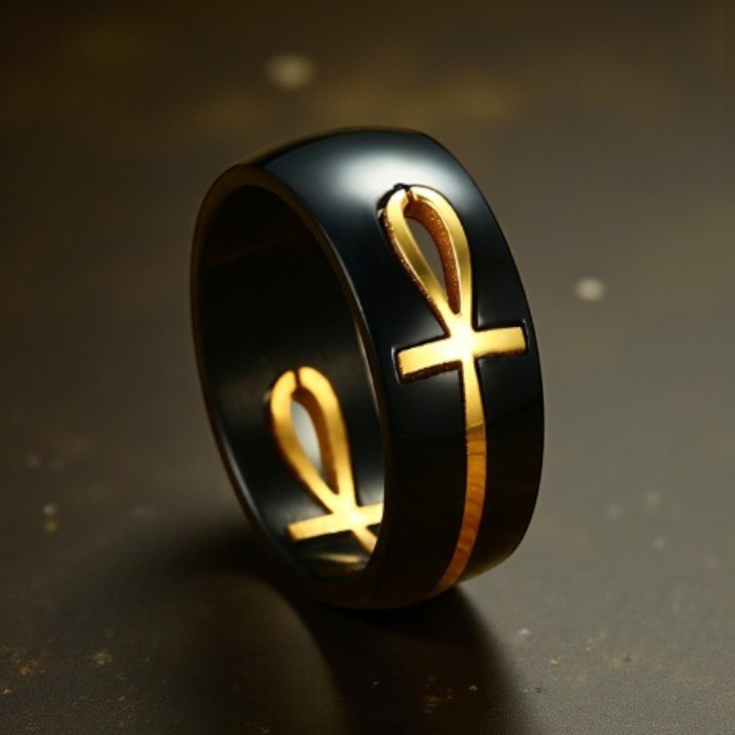 Anel em Aço Titânio