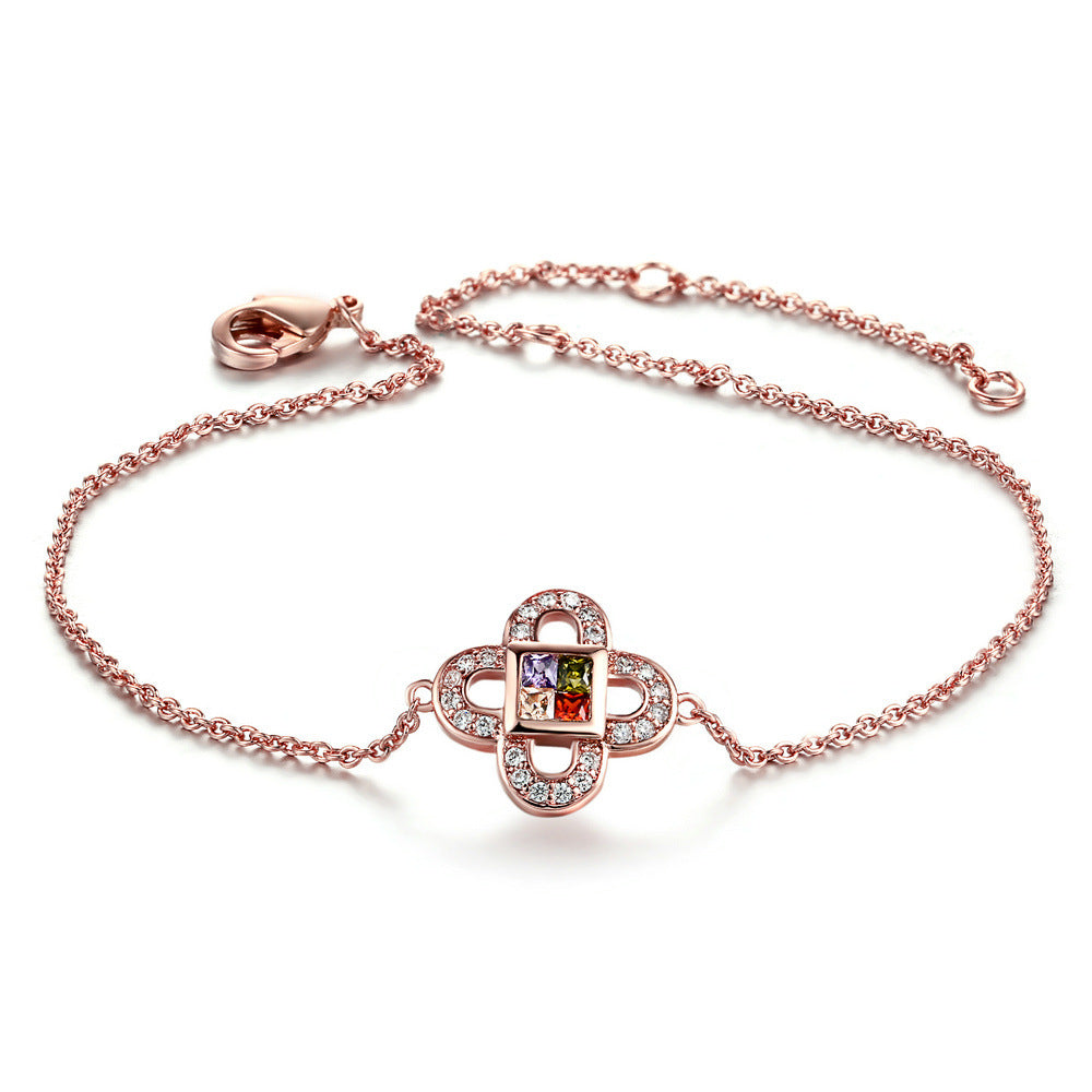 Pulseira Trevo de Quatro Folhas