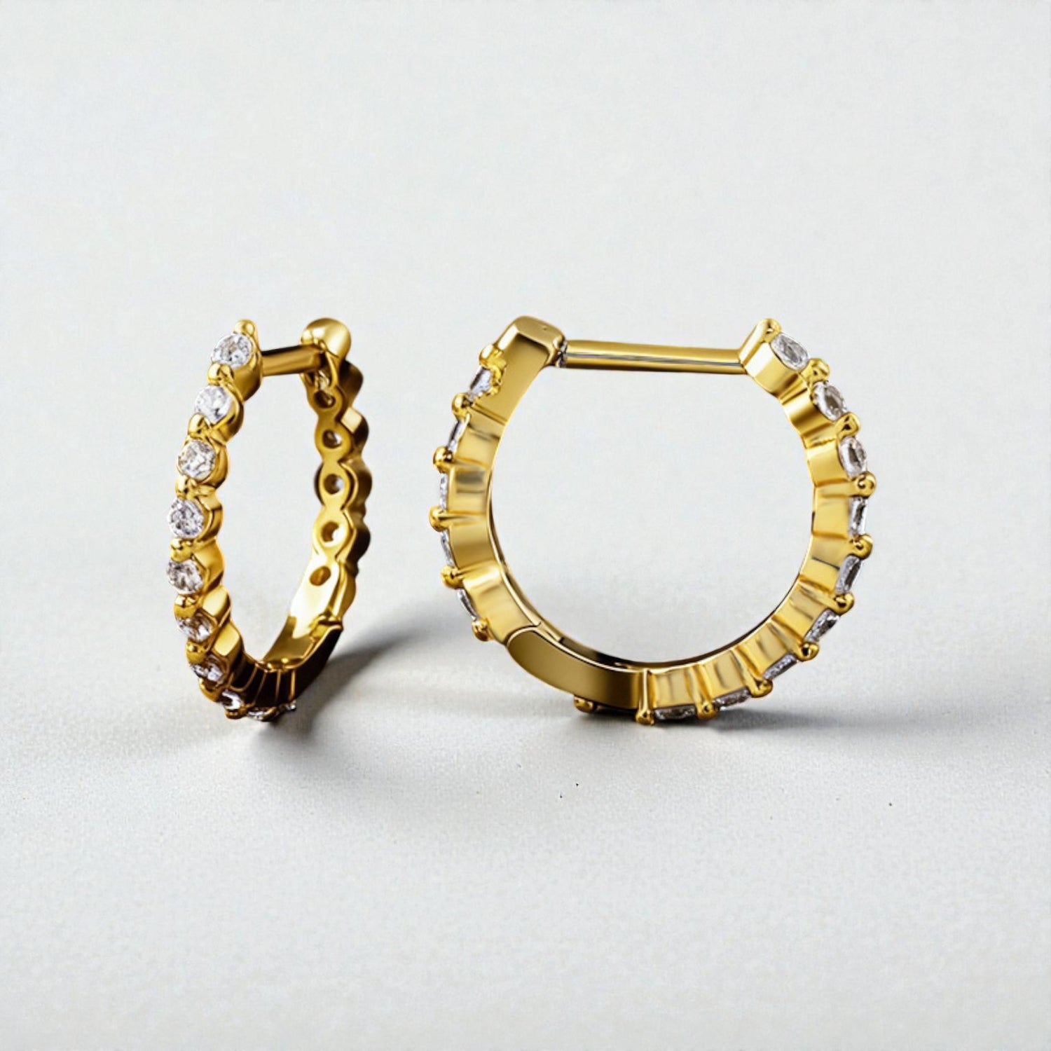 Brincos Classic com Zircónias