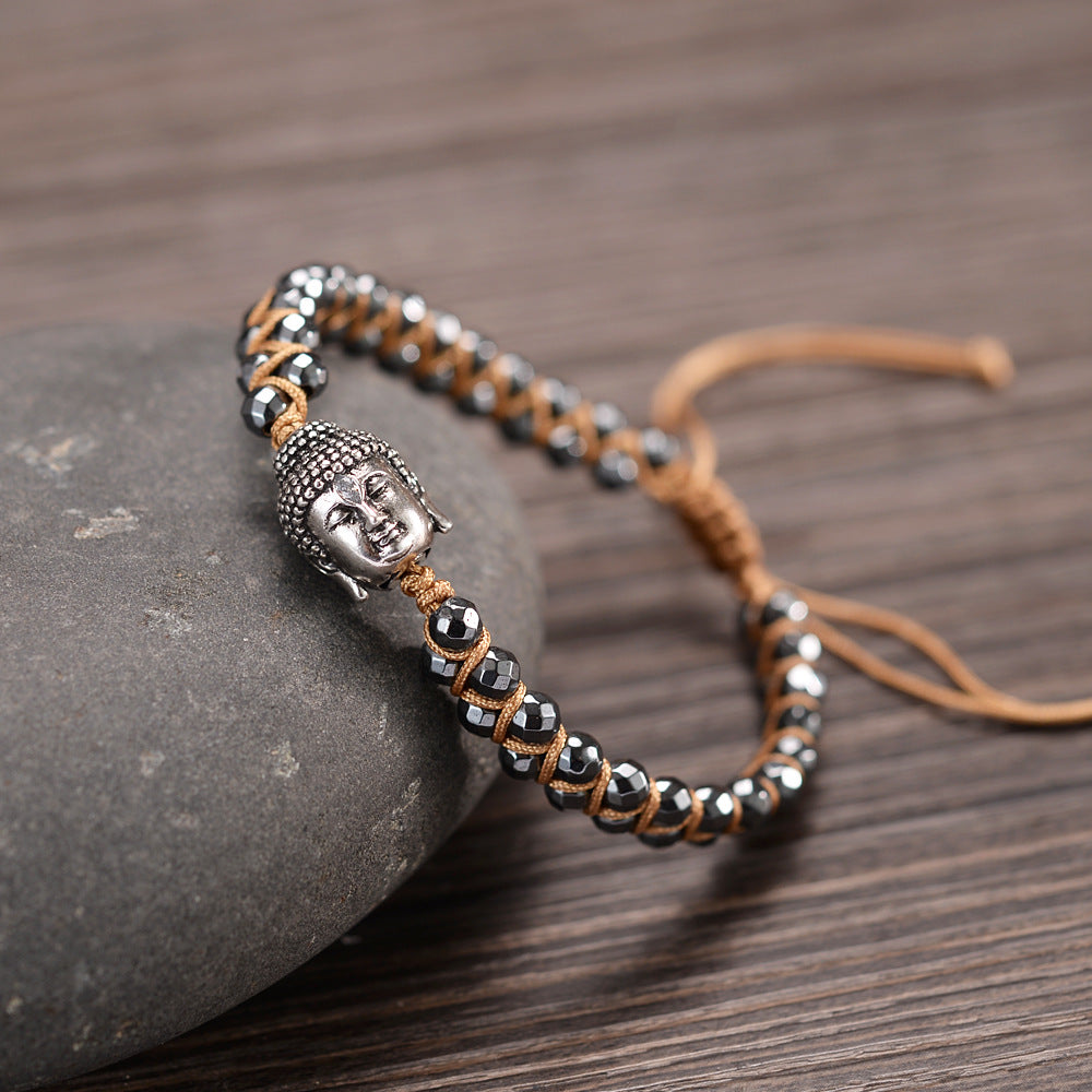 Pulseira Budista em Pedra Natural