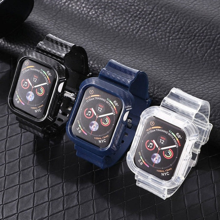 Bracelete Desportiva com Caixa Protetora para Apple Watch