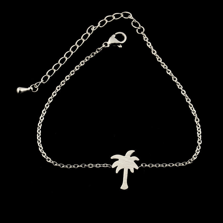 Pulseira Palmeira em Aço Inoxidável