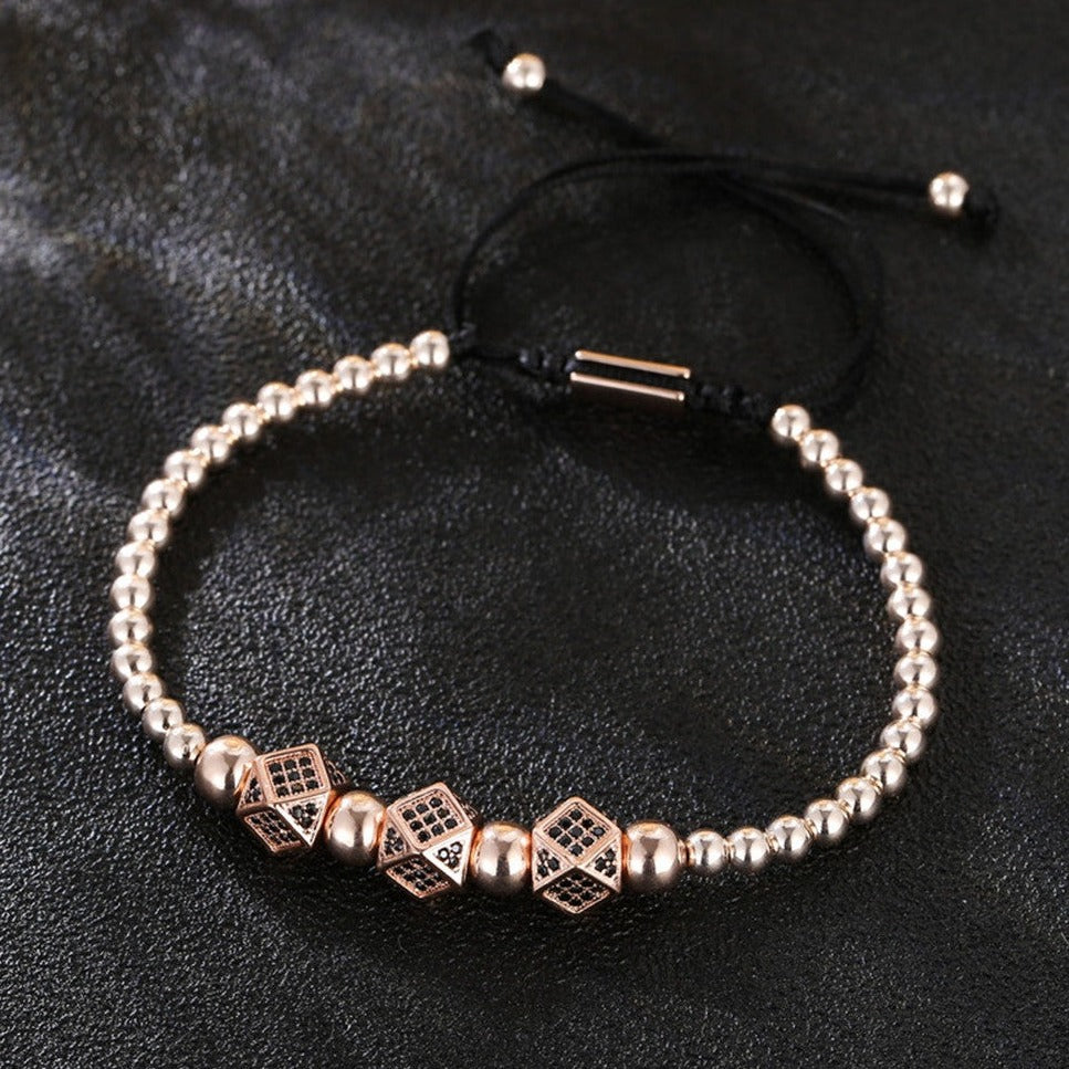 Pulseira Vintage Hexagonal