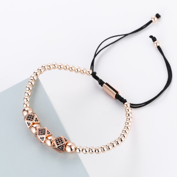 Pulseira Vintage Hexagonal