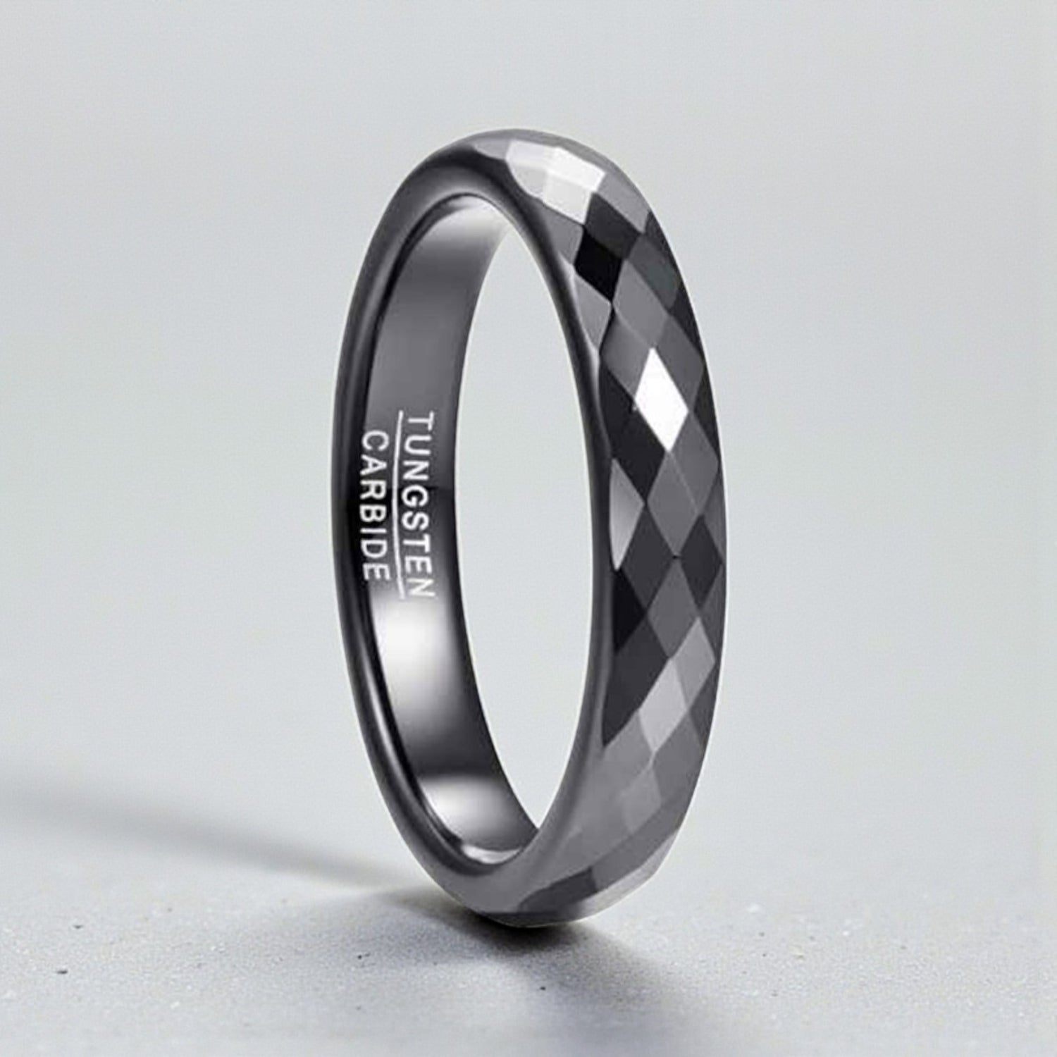 Anel em Aço de Tungsténio