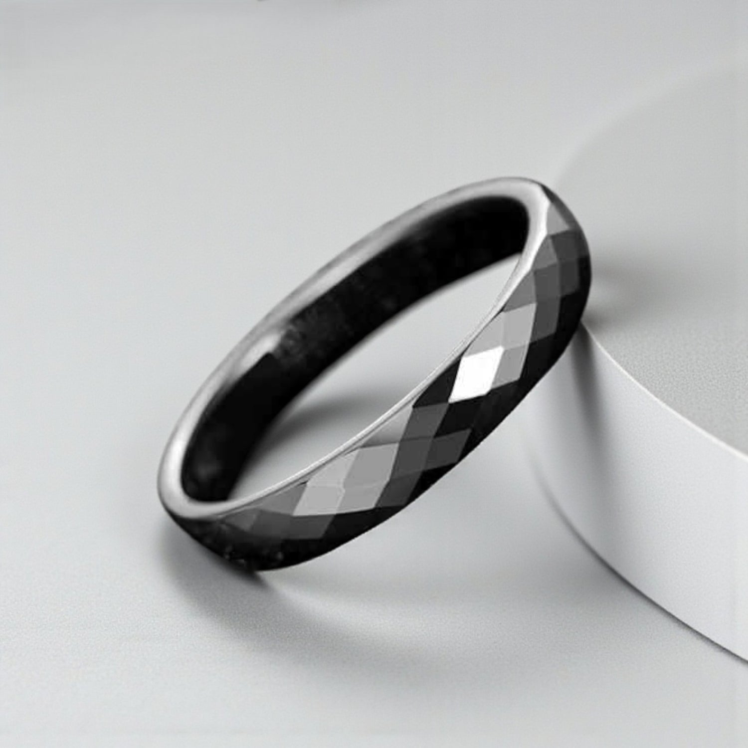 Anel em Aço de Tungsténio