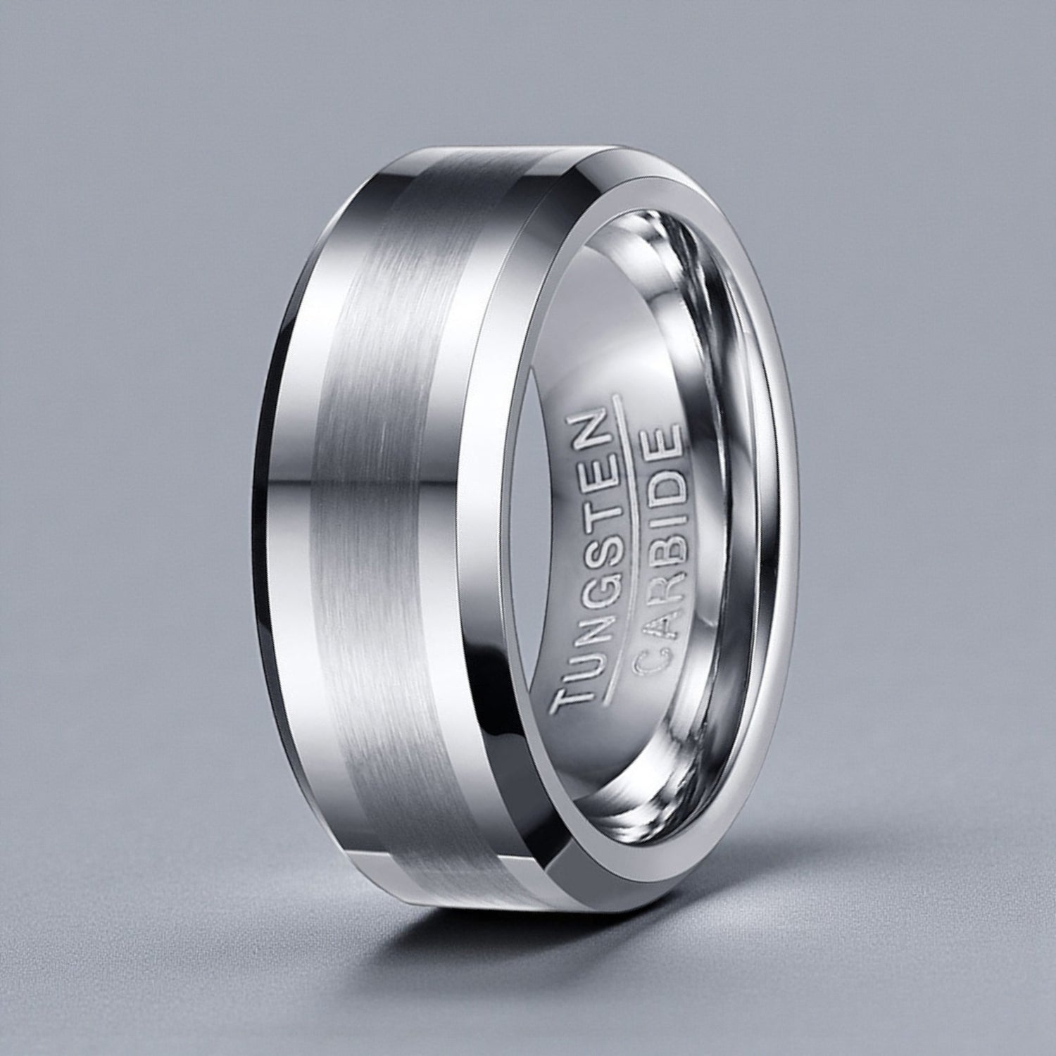 Anel em Aço de Tungsténio
