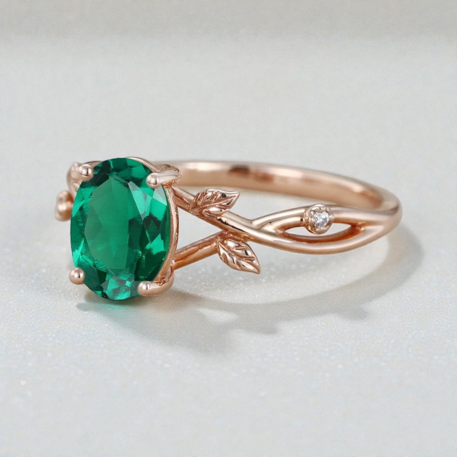 Anel Blossom com Zircónia