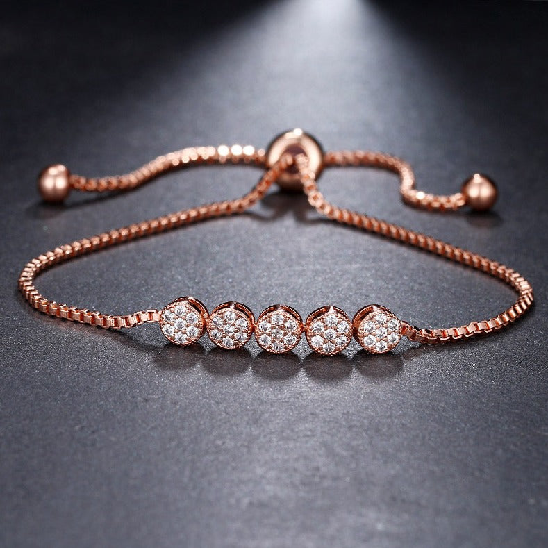 Pulseira com Zircônia Cúbica