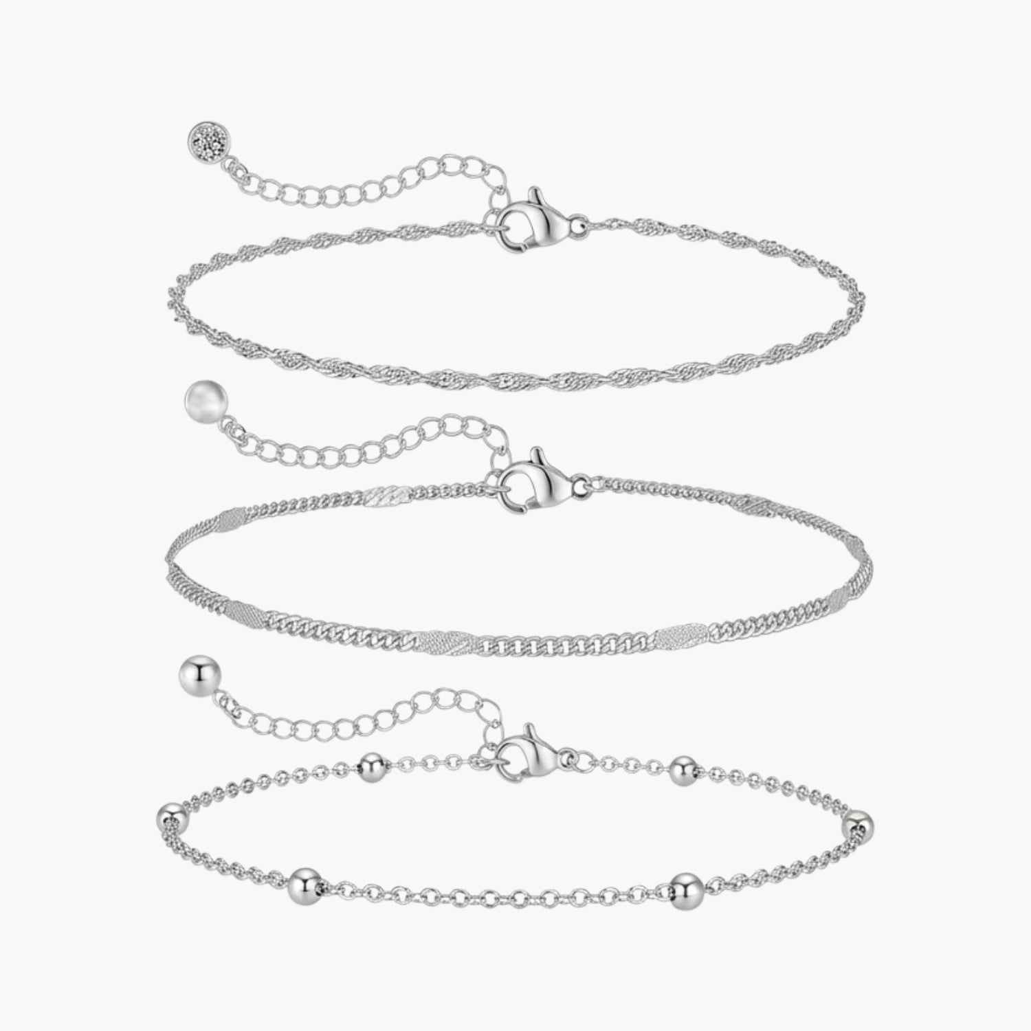 Conjunto de Tornozeleiras Minimalistas