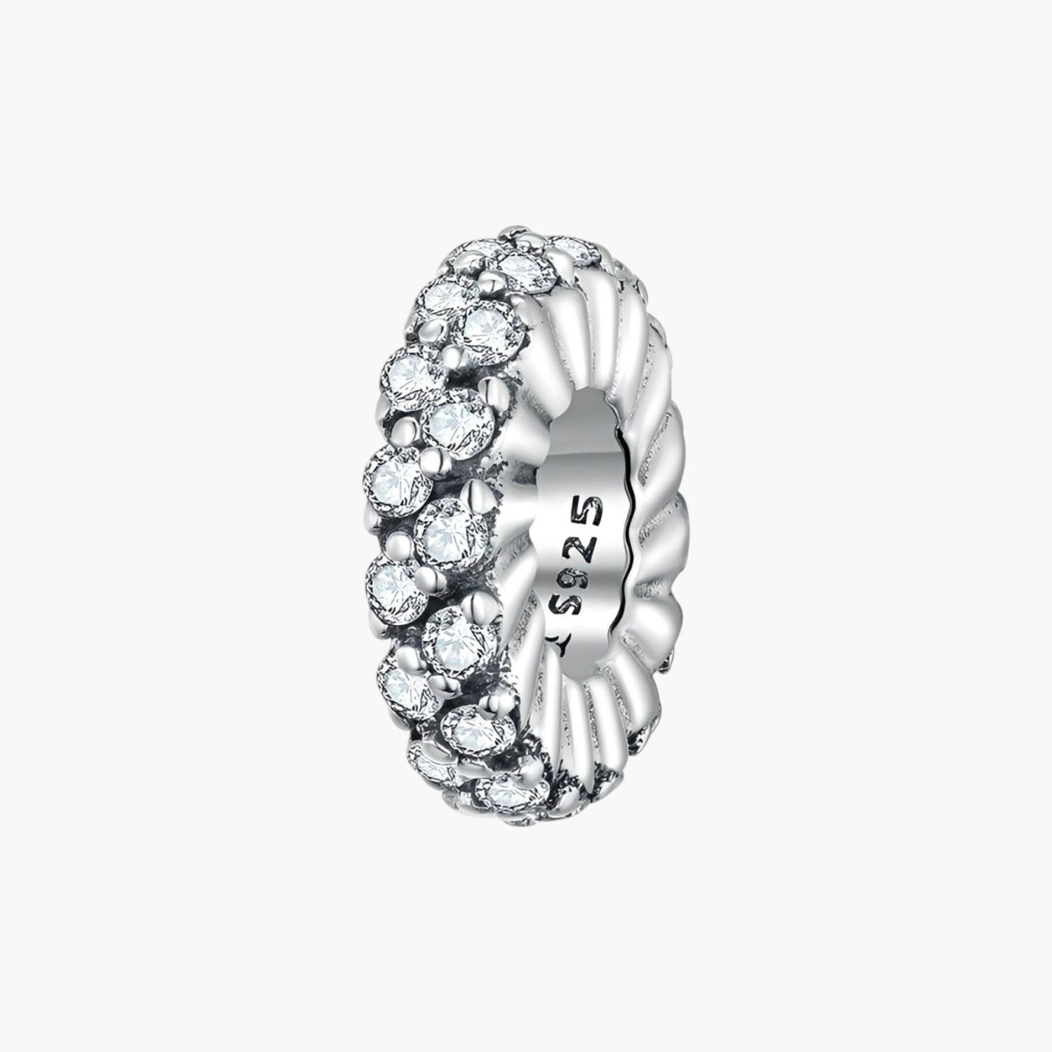 Charm em Prata de Lei 925 com Zircónias