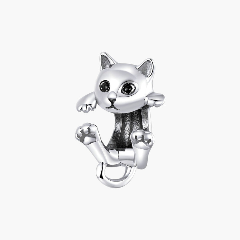 Charm Kitten em Prata de Lei 925