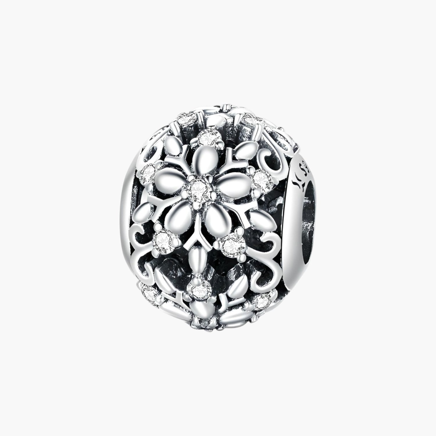 Charm Snowflake em Prata de Lei 925