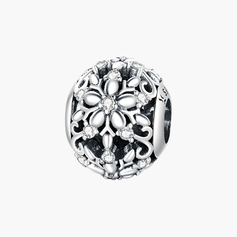 Charm Snowflake em Prata de Lei 925
