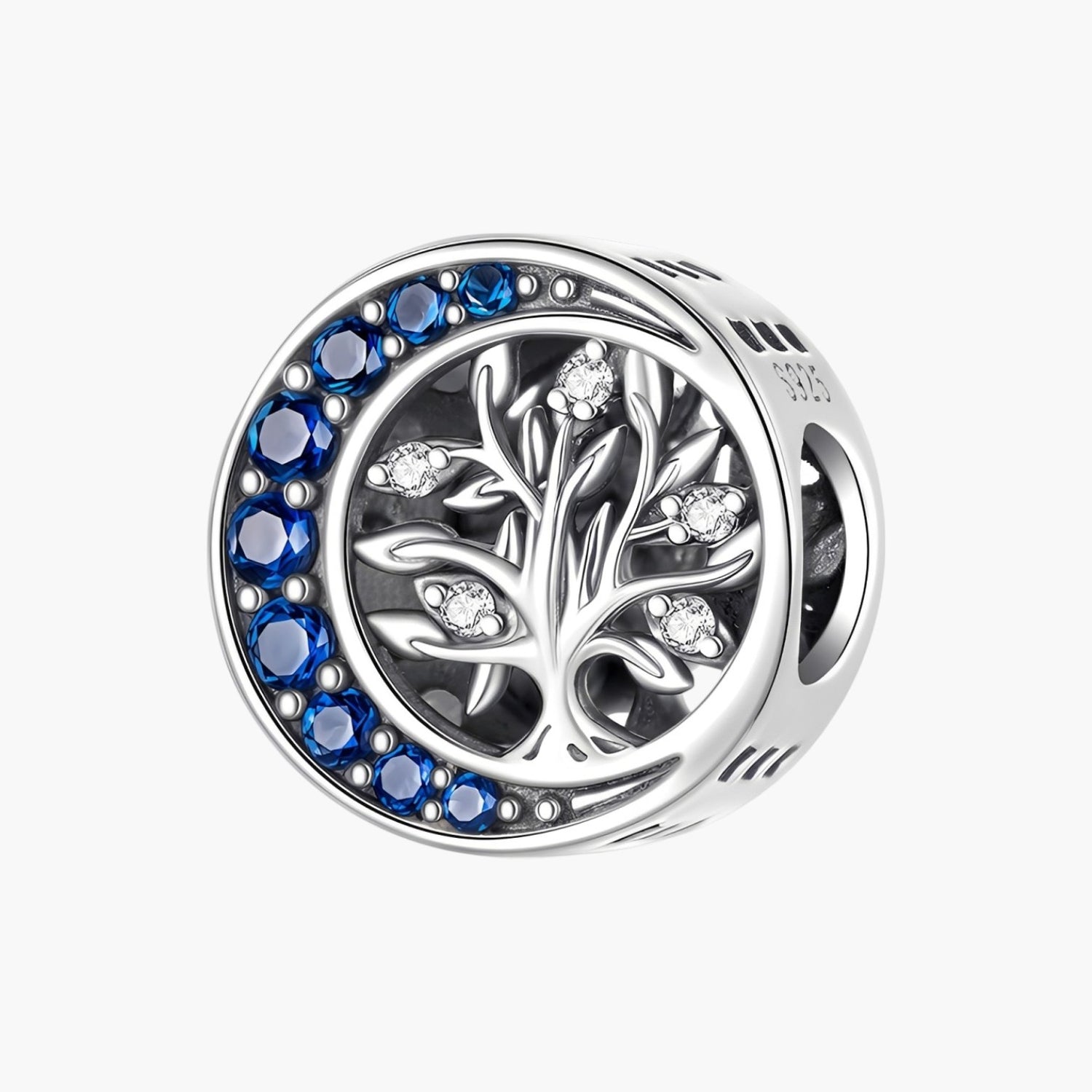 Charm Moon Life em Prata de Lei 925 com Zircónias