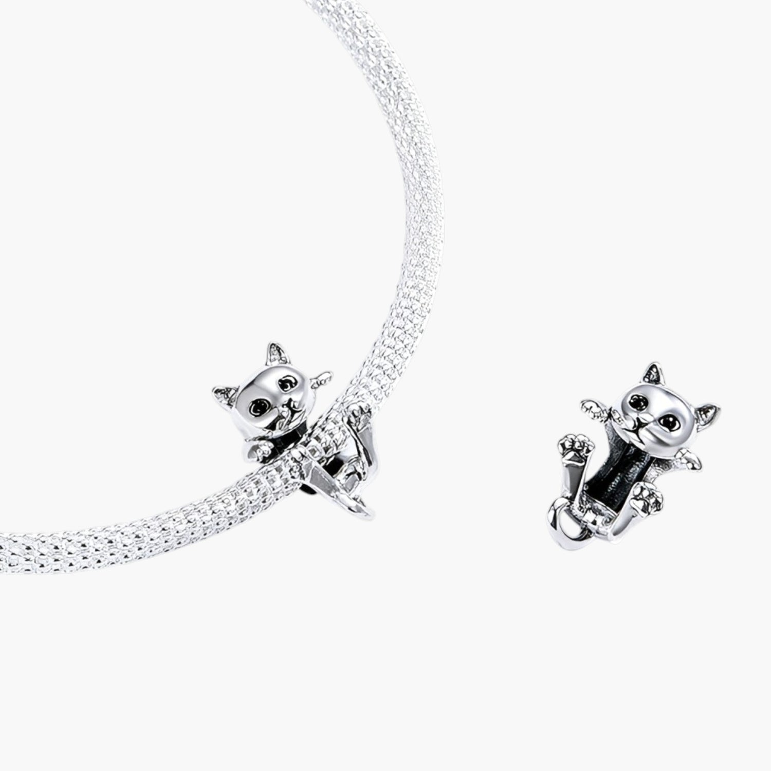 Charm Kitten em Prata de Lei 925