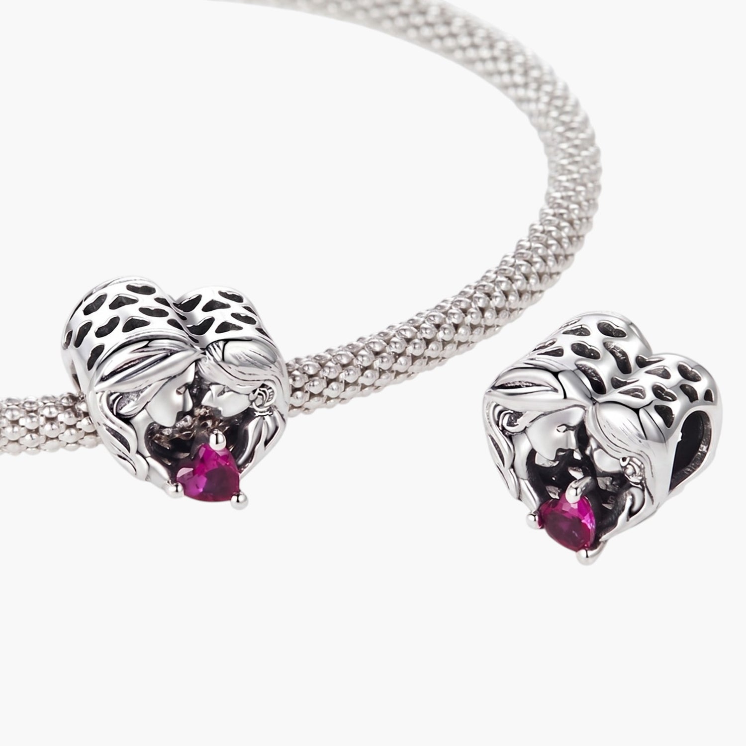 Charm Mãe e Filha em Prata de Lei 925