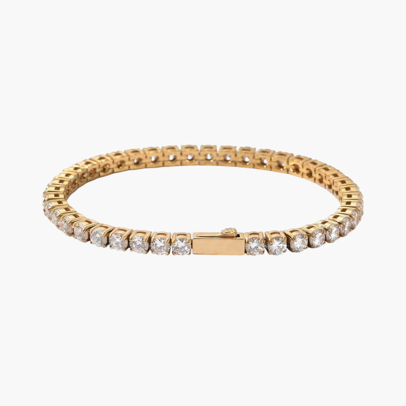 Pulseira Ténis em Aço Inoxidável 316L