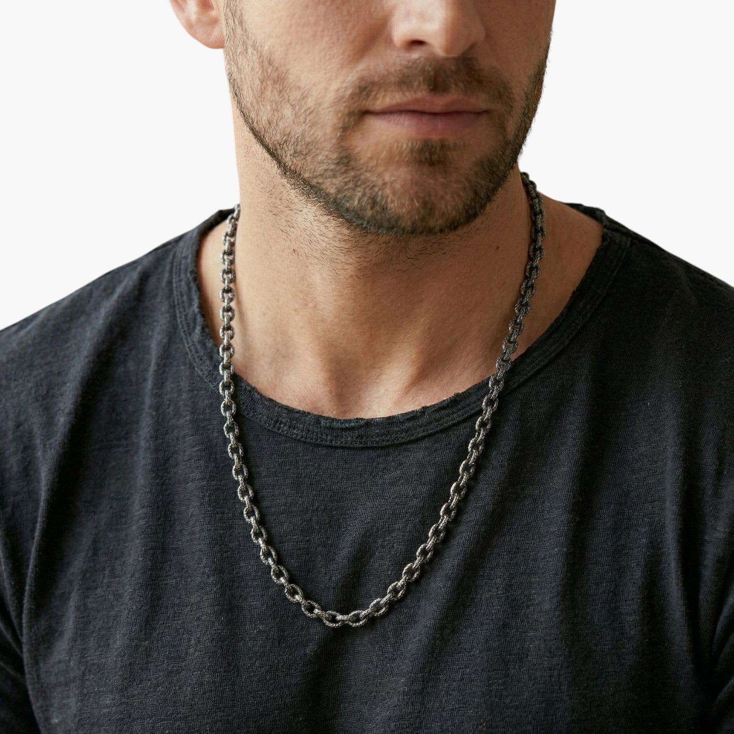 Colar Meteorito em Prata 925