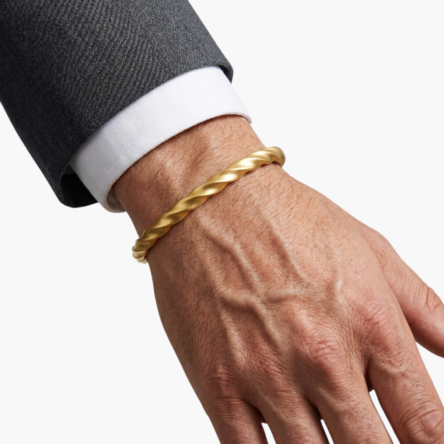 Pulseira Torque em Aço Inoxidável 316L