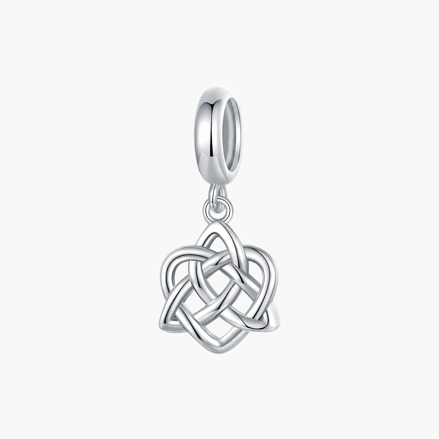 Charm Pendente Nó Celta em Prata de Lei 925