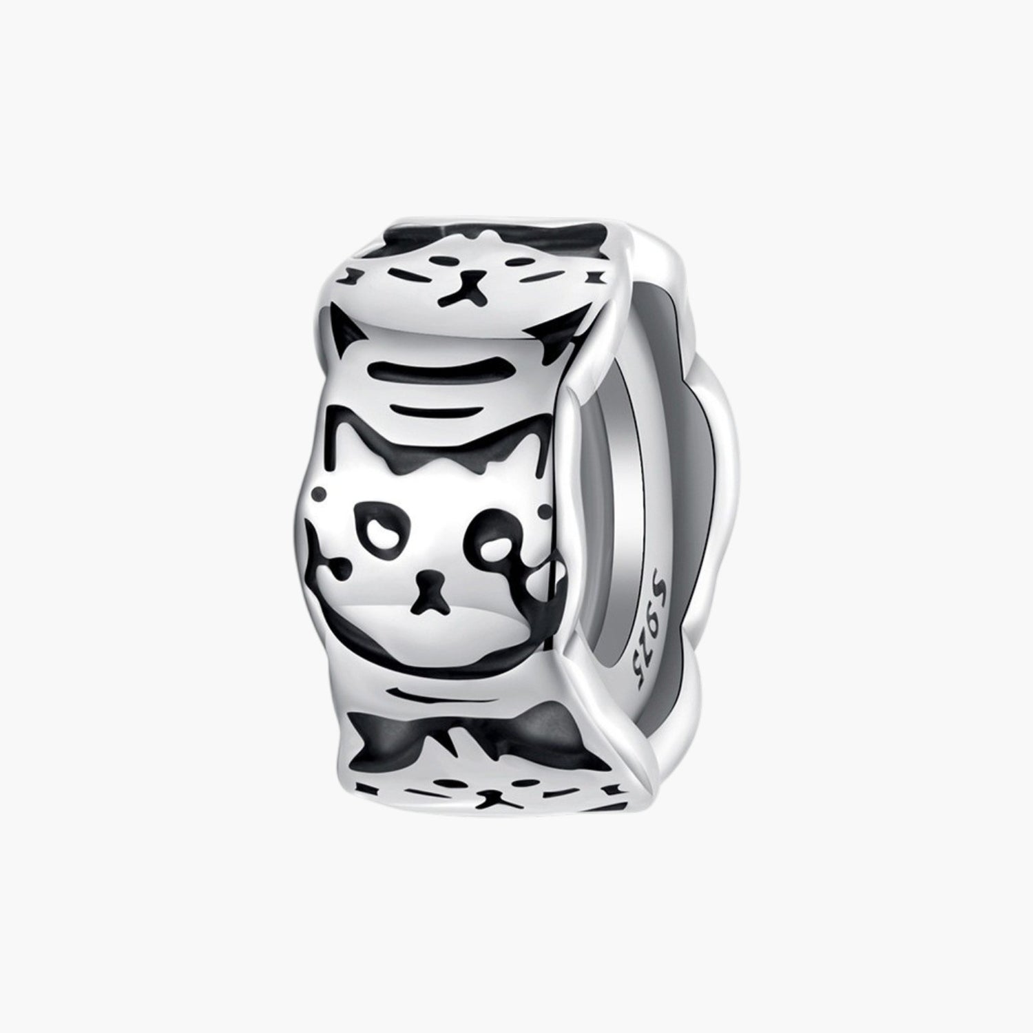 Charm Gatinho em Prata de Lei 925