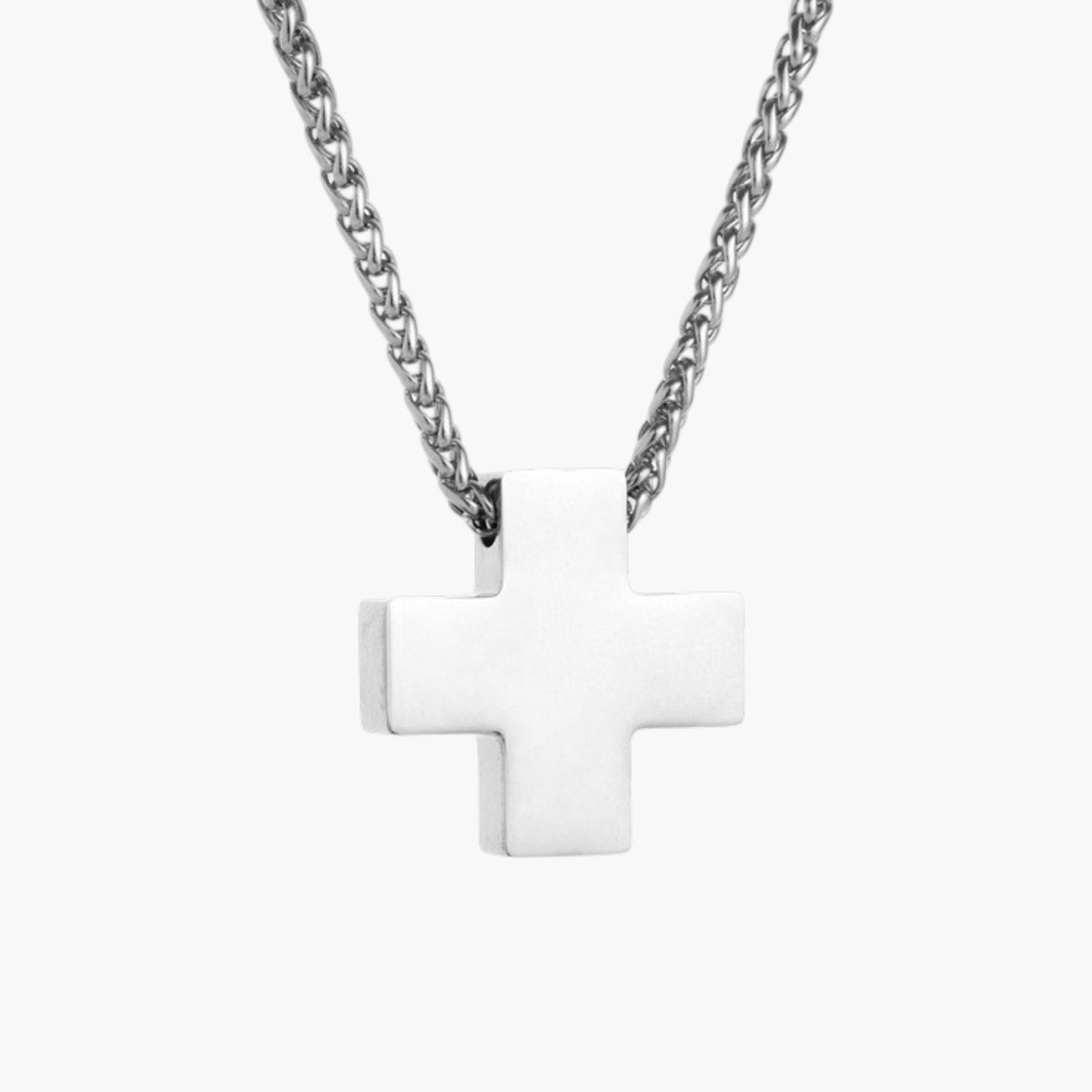 Minimalist Stainless Steel Cross Necklace